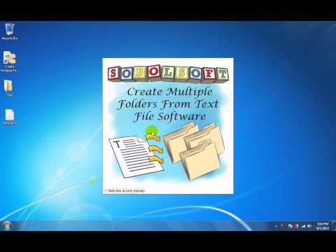 Create Multiple Folders From Text File List Software