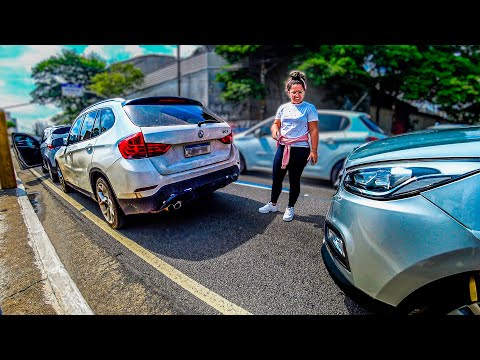 THEY HIT THE REAR OF MY CAR AND MADE ME HIT THE CAR IN FRONT😰