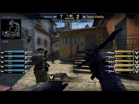 CSGO POV Vitality.DUPREEH vs Heroic on Inferno - 42 frags