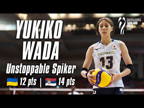 WADA ON 🔥 | Yukiko Wada Highlights vs Serbia & Ukraine 🏐 | World Championship 2025