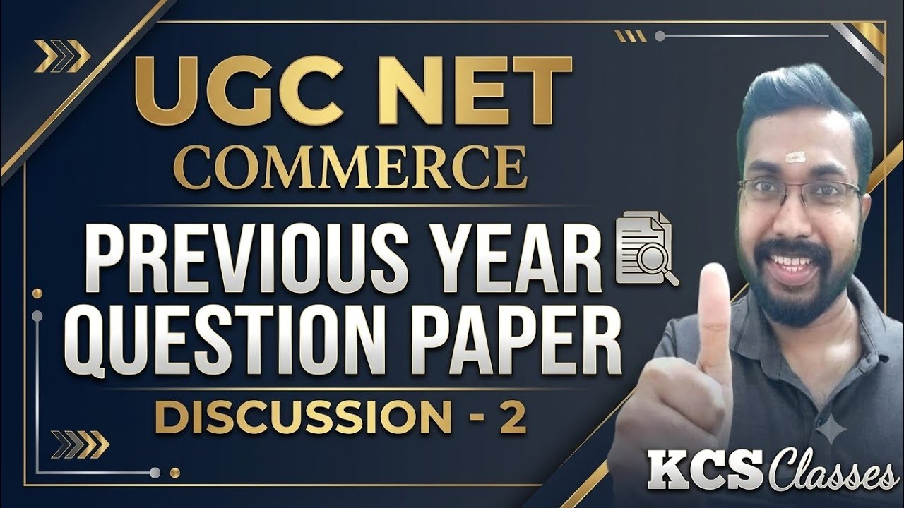 UGC NET Commerce Previous Year Question Paper Discussion-2|#kcsclasses 