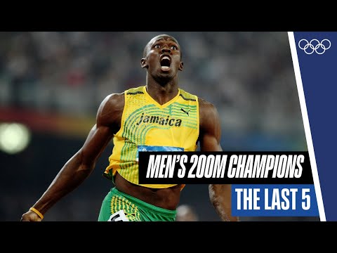 Last Five Men’s 200m Champions 🏃🏽‍♂️💨 | Top Moments