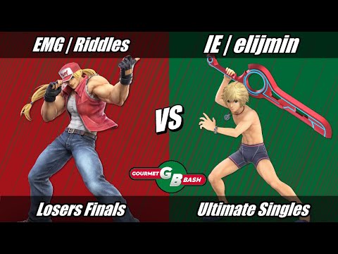 Gourmet Bash Top 24 - Elijmin (Shulk) vs Riddles (Terry) Losers Finals - Ultimate Singles