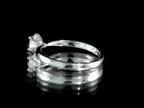 DR013 0.35 Carat Round Cut Solitaire Diamond Engagement Ring