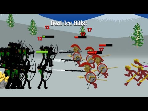 50 Archers vs Ice Hill Elite Army | Stick War Legacy