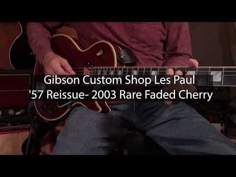 Gibson Les Paul Custom Shop  '57  Reissue (R7) - 2003 Rare Faded Cherry image 11