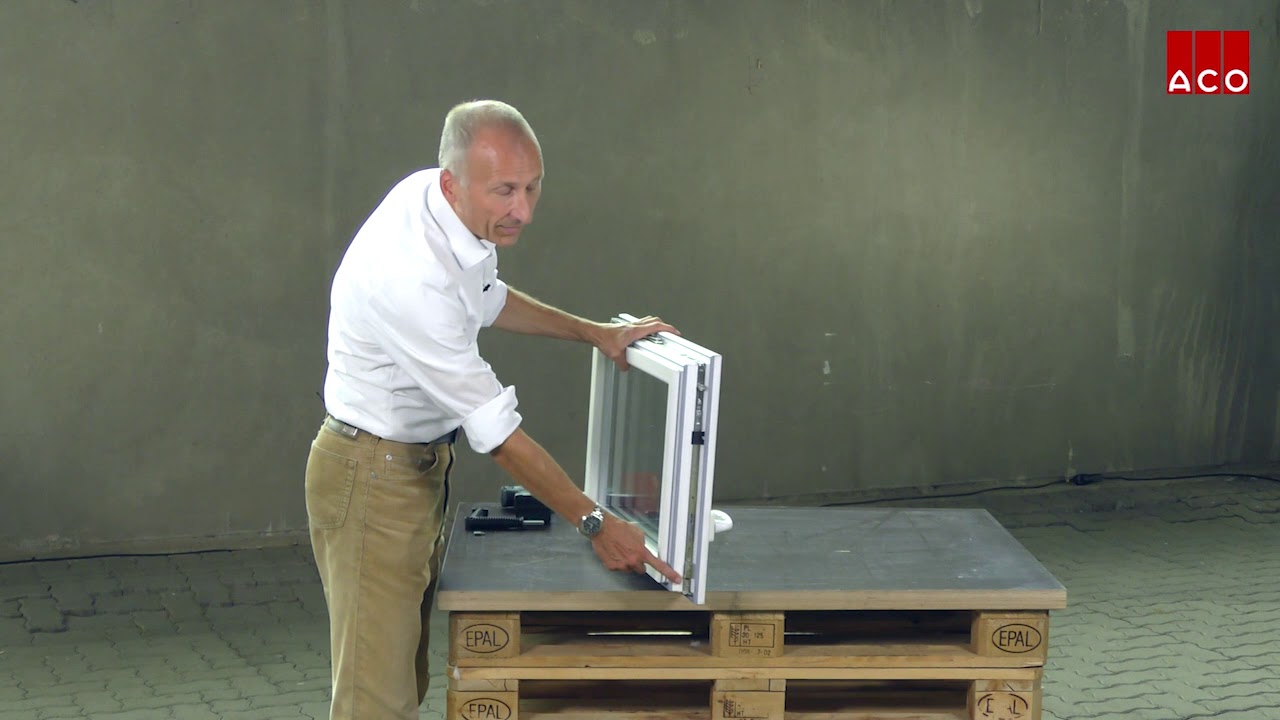 askACO - Fehlstellung der Griffolive beim Kellerfenster reparieren