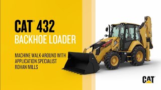Download the video "Cat® 432 Backhoe Loader Walkaround (Australia)"