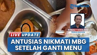 'Ulat Sayur Not Included', Siswa SD Bangkalan Antusias Nikmati Menu Baru Program MBG