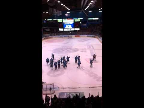 Pelicans - Ässät 6.3.2012.  17 vuotiaan Janne Juvosen "debyytti"ottelu Sm-liigassa