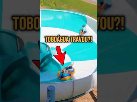 Eles Ficaram Presos no Toboágua? 😱