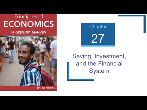 Thumbnail for [Mankiw principles of economics 27] 27. Saving, Investment, & Finance by Macroeconomics