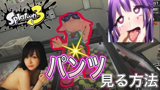 【エロ】スプラ３で女のパンツを見る方法