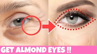 Anti-Aging Eye Exercise & Massage For Almond Eyes, Droopy Eyelids | Get Almond Shaped Eye Naturally