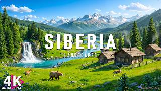 Siberia 4K | Vast Forests, Open Skies & Timeless Natural Light with Piano | Calming Music
