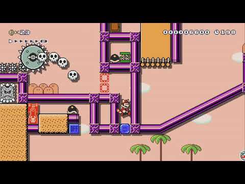 Desert danger 2 0 by Motaman - Super Mario Maker 2 - No Commentary 1bv 1bw
