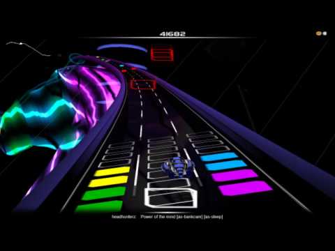 Headhunterz - Power Of The Mind - Audiosurf Gameplay