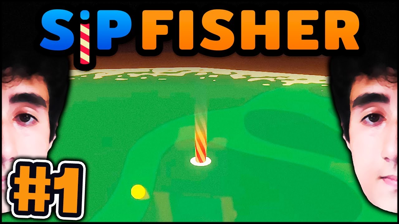 Bebendo um LAGO de CANUDINHO 🥤 Sip Fisher - #1 | Felps