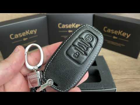 Кожаный чехол для ключа Audi - фото 1 - id-p1420009194