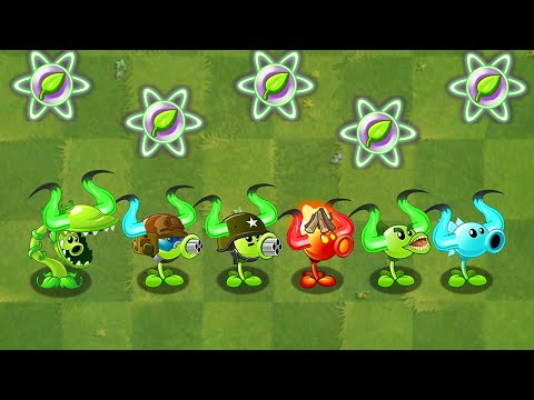 All Pea Plants LEVEL 1000 vs Big Wave Beach Final Boss in Plants vs. Zombies 2 Mod