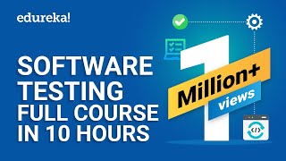 Download the video "Software Testing Full Course In 10 Hours | Software Testing Tutorial | Edureka"