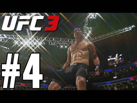 UFC 3 Middleweight Career Mode Walkthrough Part 4 - QUICK FINISH!
