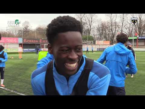 Watch the Dons beat the freeze to prepare for the Cup!