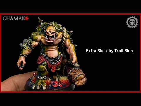 Painting Troll Skin | Ghamak Miniatures