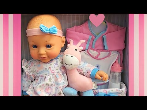Baby Doll Unboxing & Kids Baby Doll Pretend Play