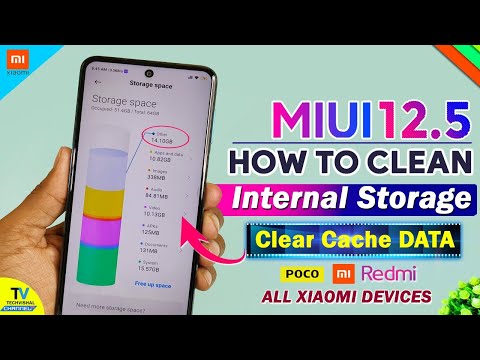 MIUI 12.5 - How To Clean Storage in MIUI 12 | Clean Storage Cache Data in Redmi Mi Poco All Phones