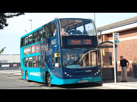 Stuck on X20’s: Arriva North East 7515 (NK09FNA) Dennis Trident 2/Enviro 400