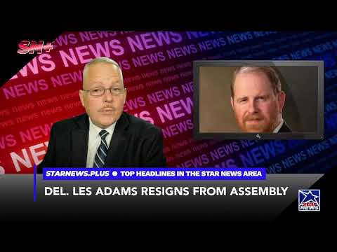 LES ADAMS RESIGNS FROM VA ASSEMBLY