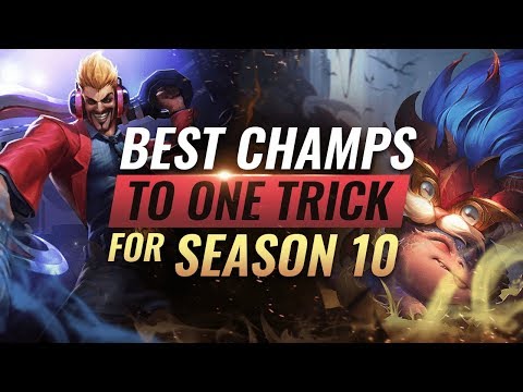 BEST Champions To One-Trick For EVERY ROLE in Season 10 - League of Legends