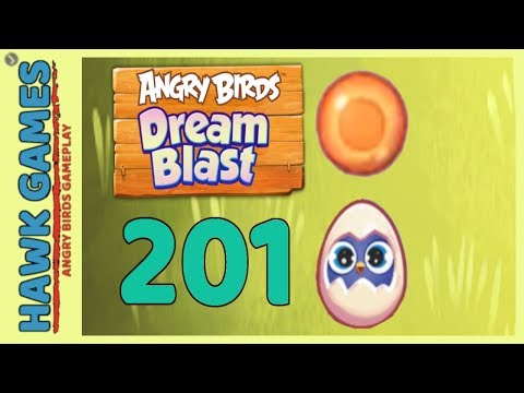 Angry Birds Dream Blast Level 201 - Walkthrough, No Boosters