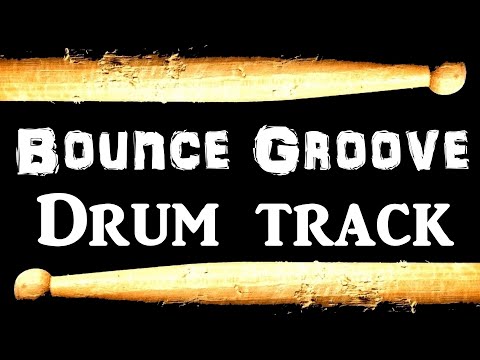 Bounce Groove - 100 BPM Drum Track - Rock Drum Beat for Bass Guitar Backing #404