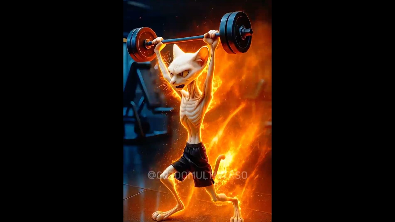 😱🤯They laughed at the kitten for being weak, and in the end!!!😼💪 #cat #shorts #shortvideo #gatitos