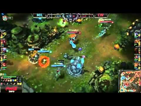 MIL Araneae Elise VS CW Amazing Lee Sin Highlights   EU LCS 2014 Spring W6D1 MUST SEE