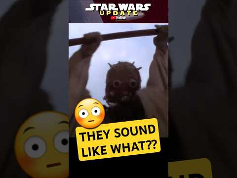 Why Tusken Raiders sound like THAT! #starwars #shorts
