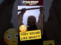 Why Tusken Raiders sound like THAT! #starwars #shorts