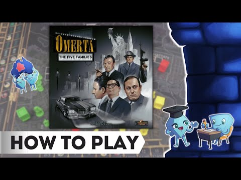 Omerta The Five Families - How to Play Board Game. With Stella and Tarrant