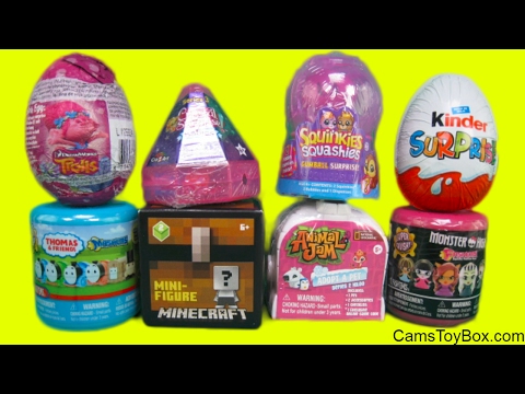 Toy Surprises Trolls Egg Crystal Surprise Babies Monster High Fashem Animal Jam Squinkies Squashies