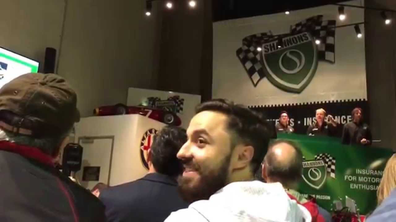 Full action at a car auction event - Porsche 911