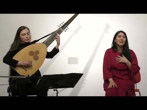 Mini Recital by Cordes en Ciel, Kristina Watt on Theorbo and Soprano Heliose Bernard