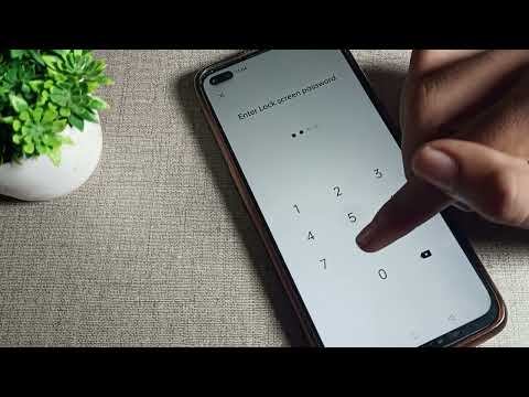 Remove Fingerprint Lock in realme x50 pro phone, how to remove fingerprint lock
