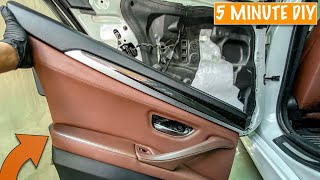How To Remove Bmw F10 Door Panel