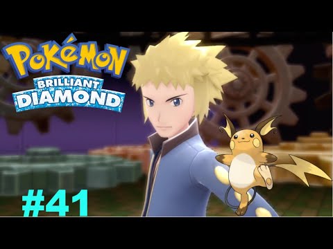 Let's Play Pokémon Brilliant Diamond: Part 41 - Gym Leader Volkner (No Commentary)