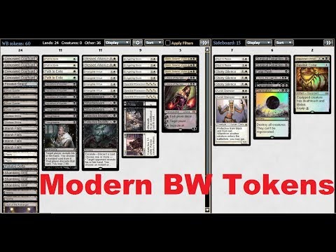Modern Challenge BW tokens, Round 2 vs Jund