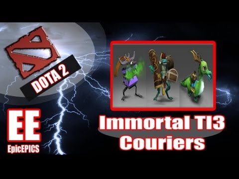 Dota 2 Item Showcase: All Immortal TI3 Couriers