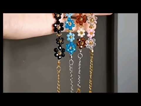 Beaded Daisy flower bracelets | DIY bracelets #noshiofficial #diy #beads
