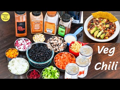 Veg Chilli Recipe| Vegetarian Chili Recipe| How to make Veggie Chilli